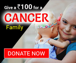 Give a Rs 100 for a Cancer Family