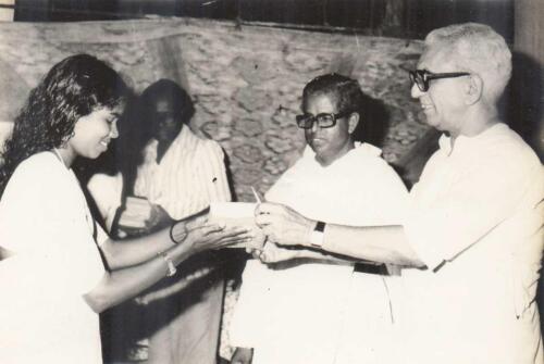 Rev. Fr. Paul Kodiyan with X-Chief Minister K Karunakaran.